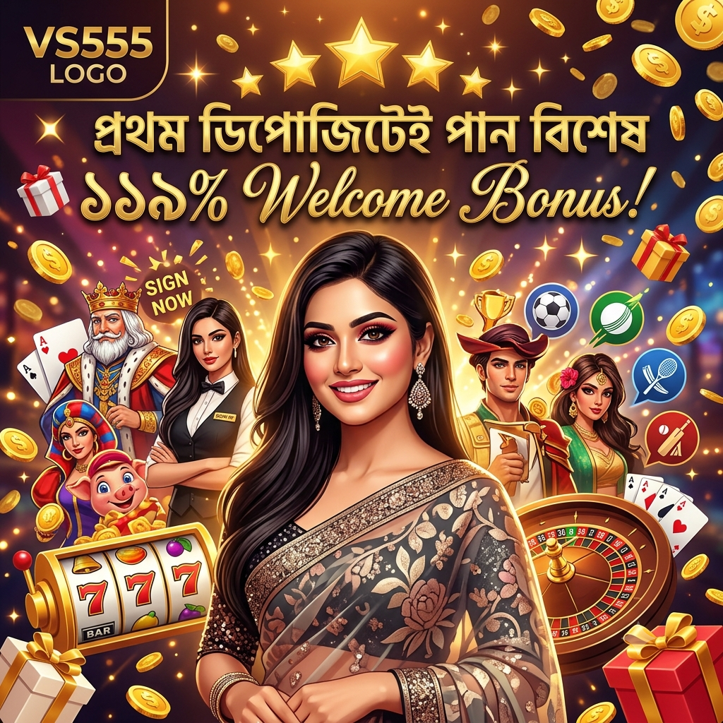VS555 Welcome bonus 119%